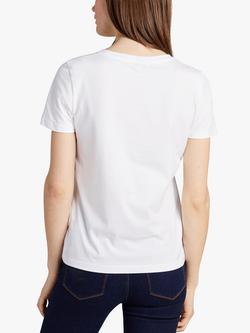 Tommy Hilfiger Heritage Organic Cotton Logo T-Shirt - view 2, White