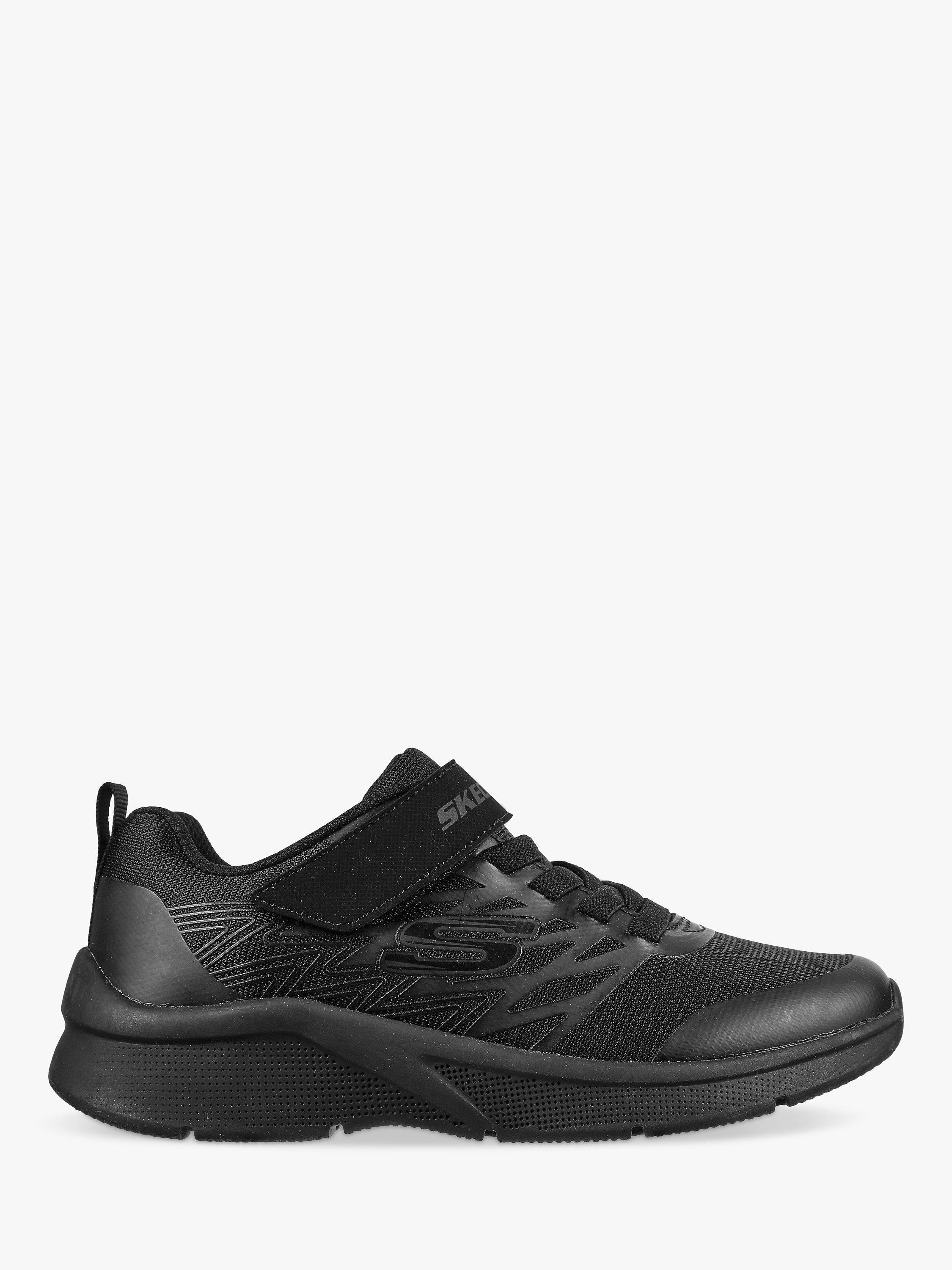 Skechers Kids Microspec Max Torvix Riptape Trainers Black