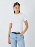 John Lewis ANYDAY Crew Neck T-Shirt, White