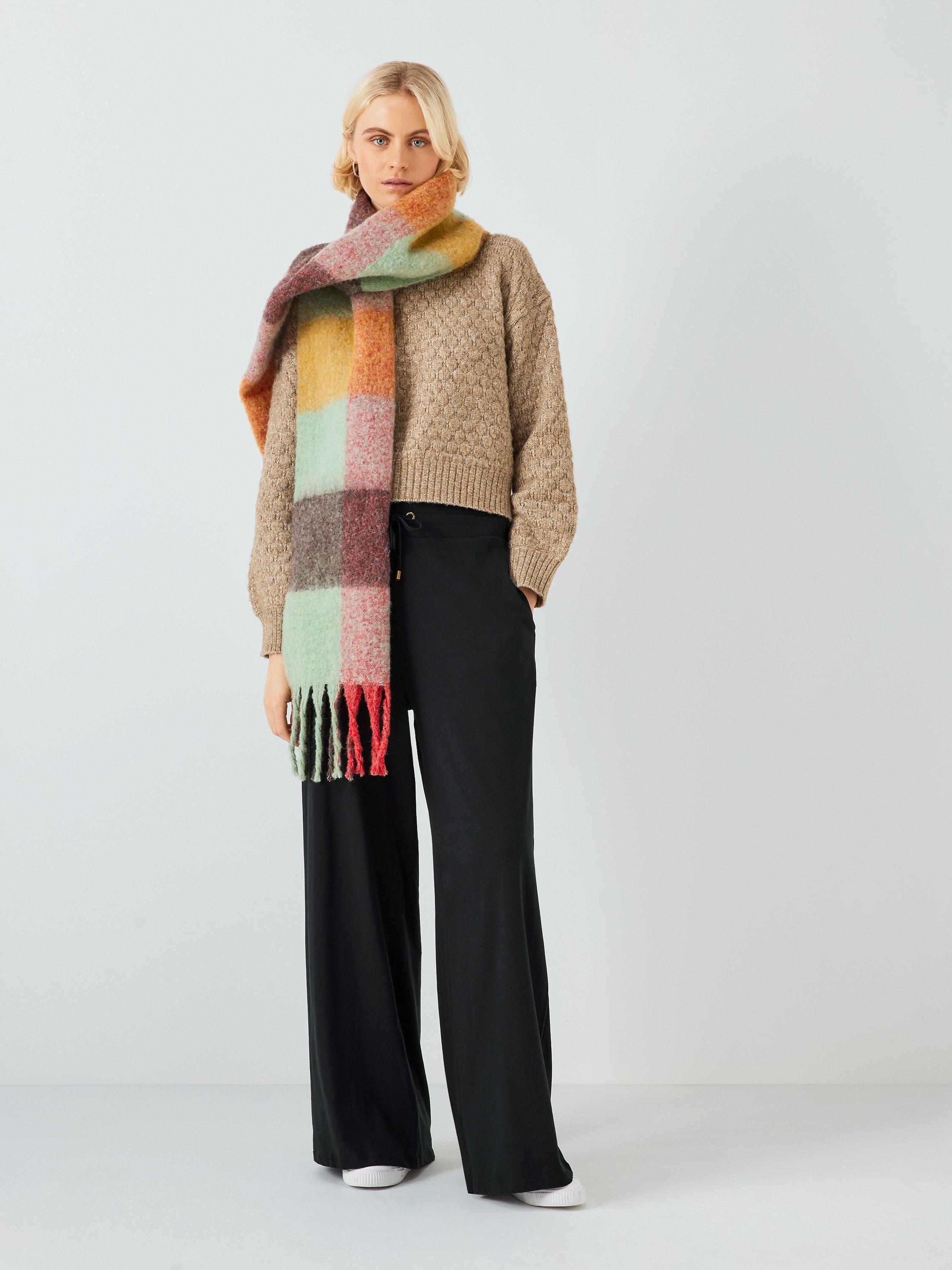 Product image 3 of 4, which shows John Lewis ANYDAY Plain Wide Leg Trousers, Black, XS