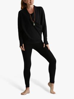 M Life Lotus Practice Yoga Leggings - view 2, Heritage Black