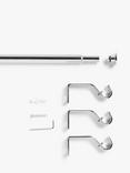 John Lewis ANYDAY Extendable Slot Top Curtain Pole Kit, Dia.13/16mm