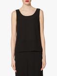 Gina Bacconi Double Layer Chiffon Cami, Black