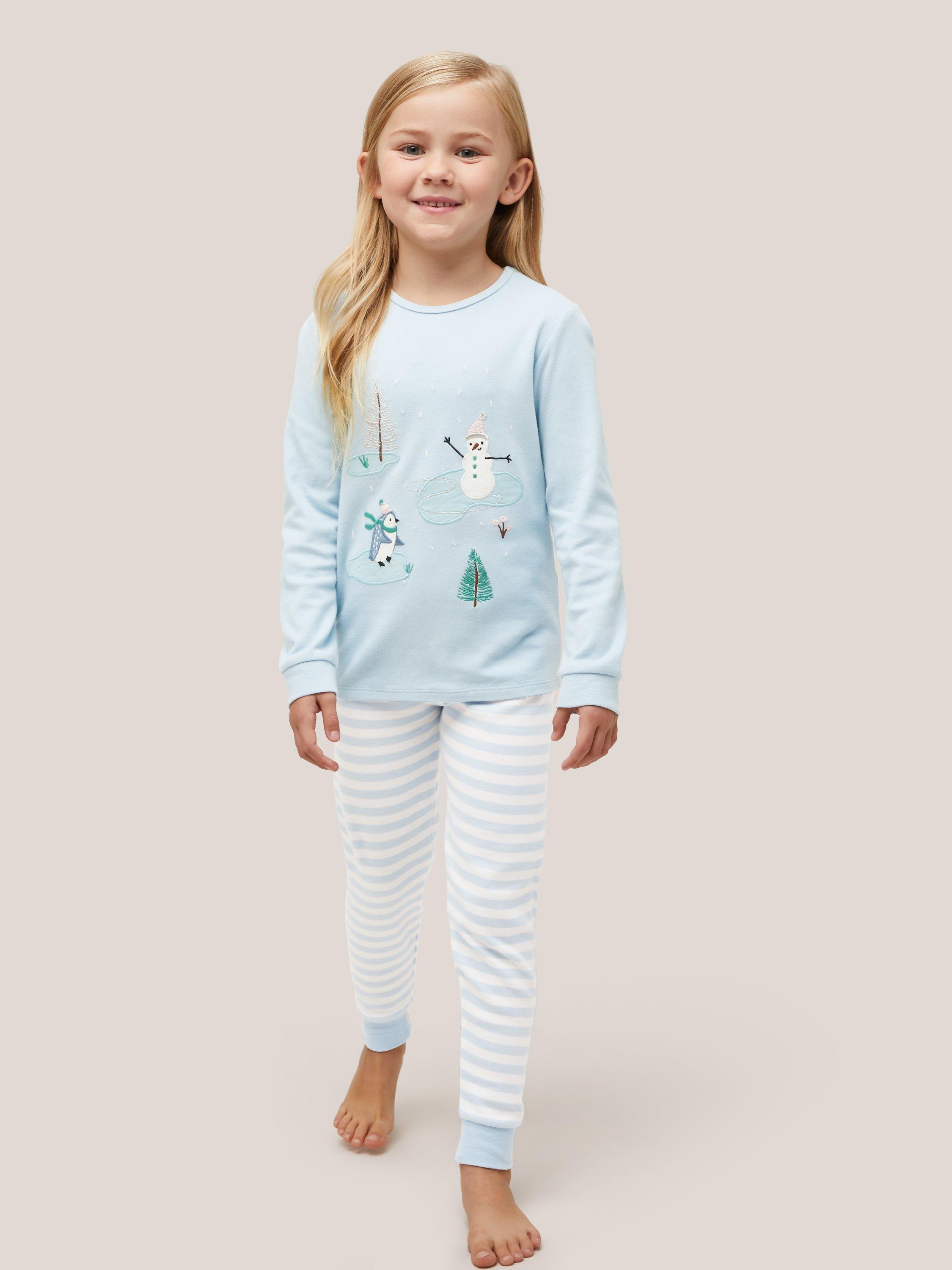 John Lewis Kids' Penguin Pyjamas, Pack of 2, Pink/Blue, 12 years