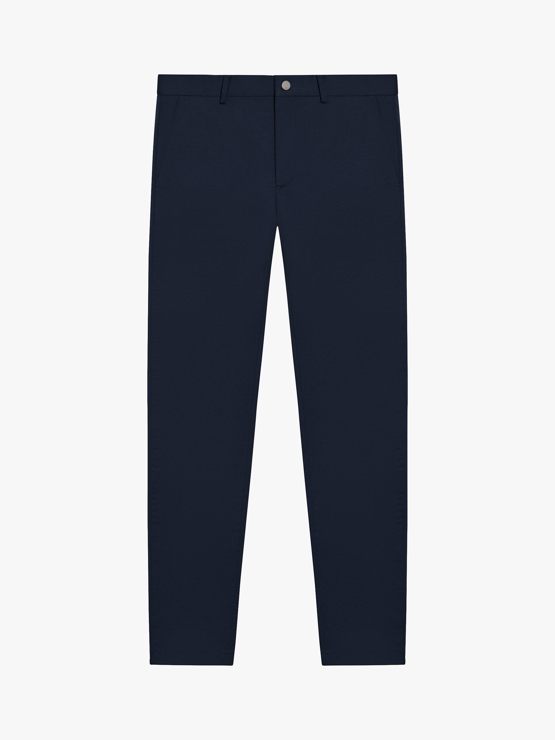 Product image 4 of 6, which shows SPOKE Sharps Cotton Blend Broad Thigh Chinos, Navy, W30/L28
