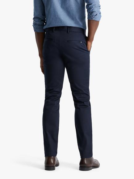 SPOKE Sharps Regular Thigh Slim Chinos - view 2, Navy