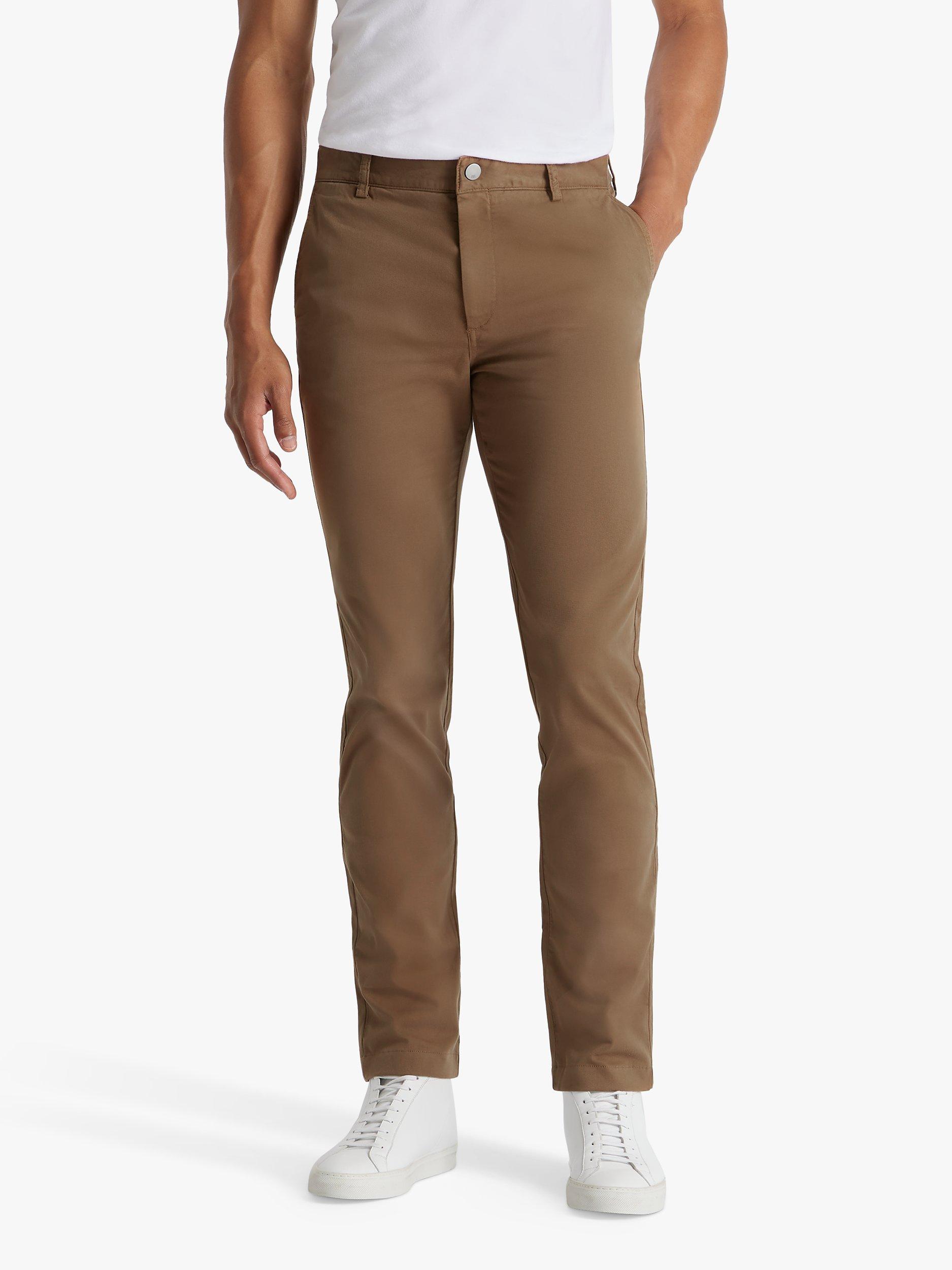Product image 1 of 6, which shows SPOKE Heroes Cotton Blend Broad Thigh Chinos, Ammonite, W30/L28