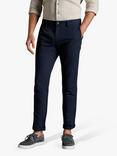 SPOKE Sharps Linen Blend Regular Thigh Chinos, Navy