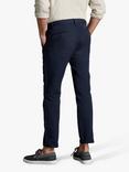 SPOKE Sharps Linen Blend Regular Thigh Chinos, Navy