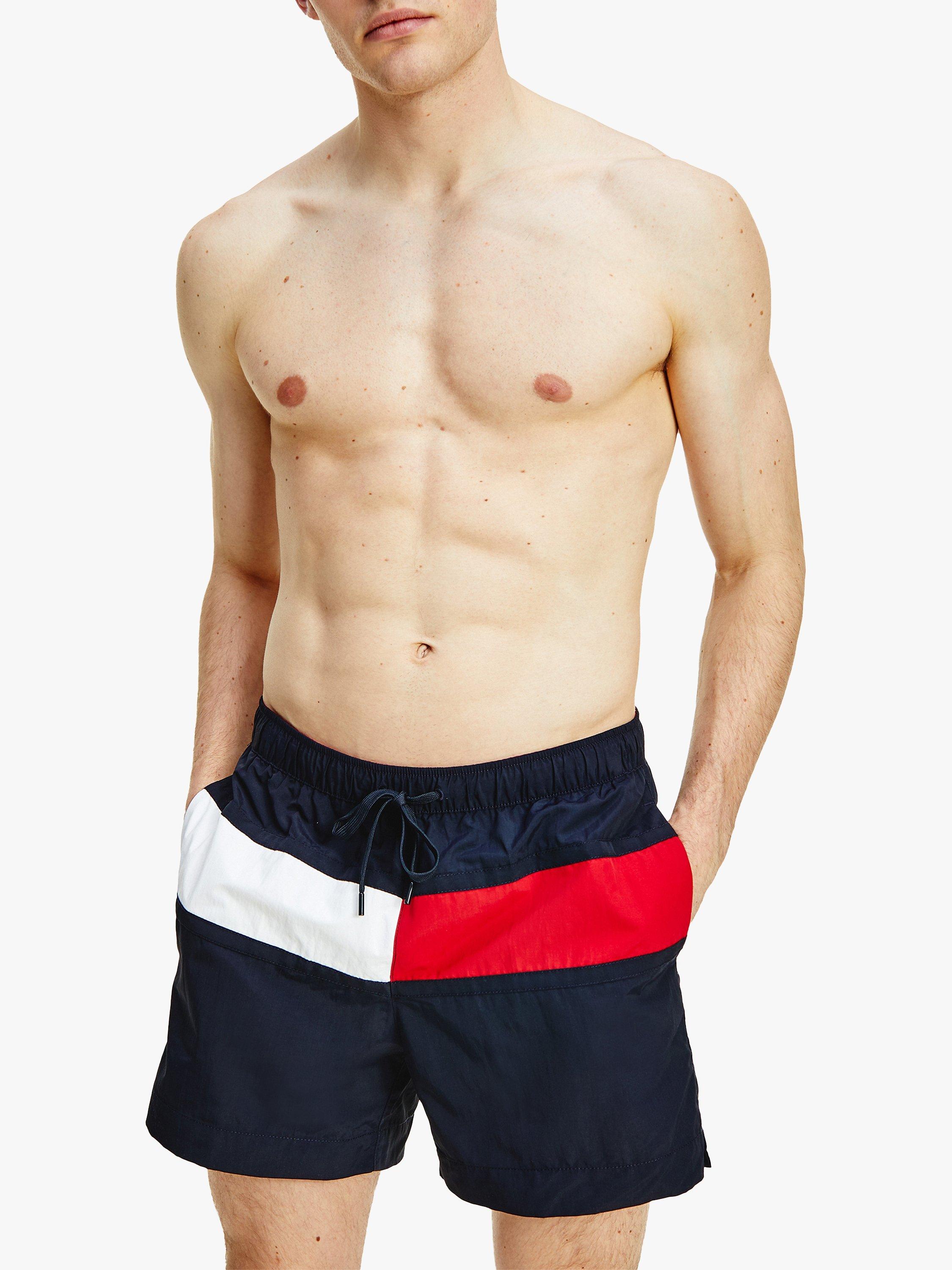 Tommy Hilfiger Recycled Poly Flag Swim Shorts, Desert Sky