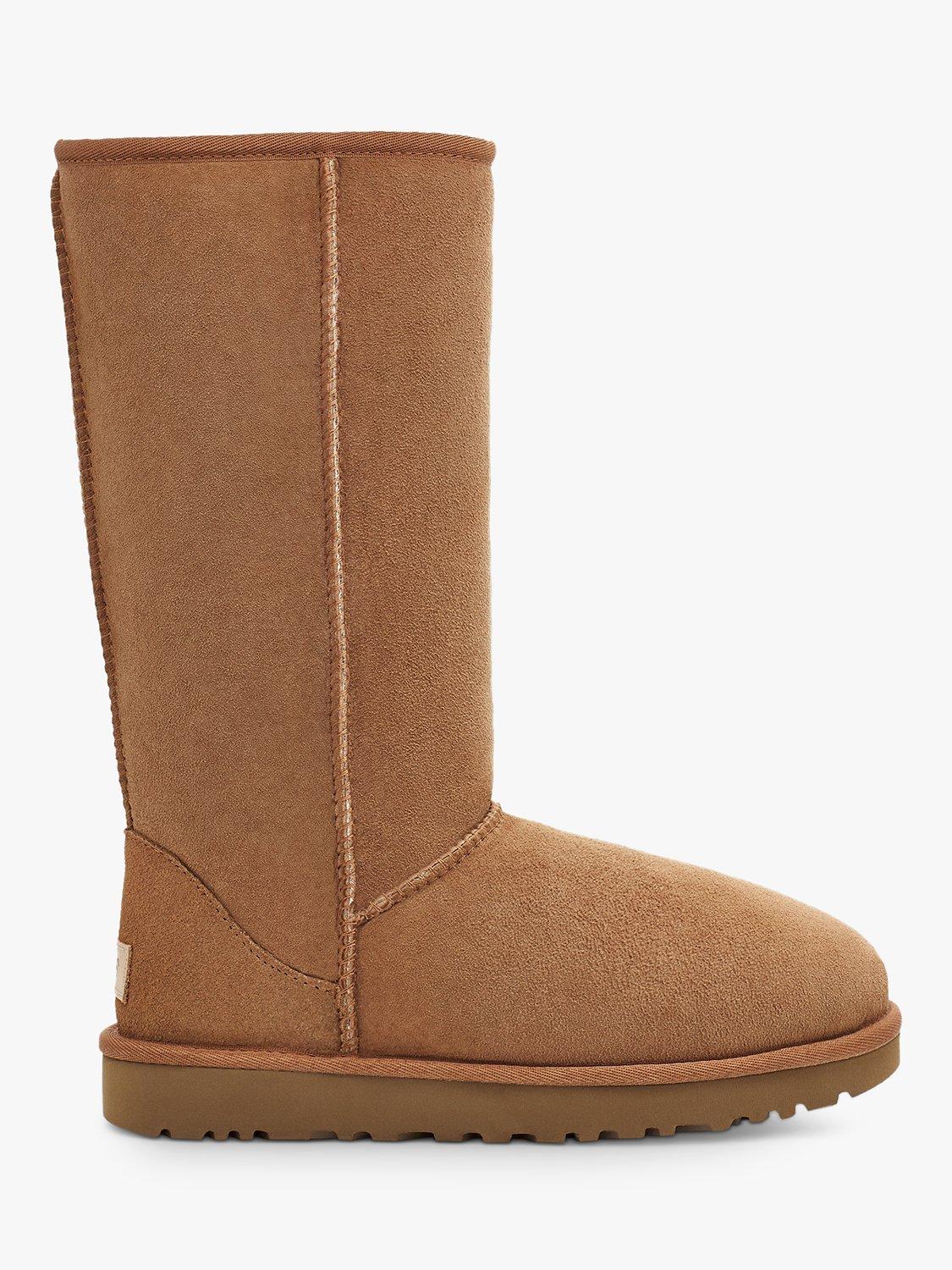Shearling boots tall hotsell
