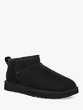 UGG Classic Ultra Mini Sheepskin and Suede Ankle Boots