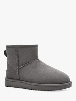 UGG Classic Mini II Short Sheepskin Boots - view 2, Grey