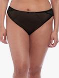 Elomi Charley High Waist Bikini Knickers, Black