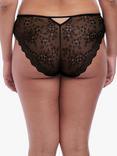 Elomi Charley High Waist Bikini Knickers, Black