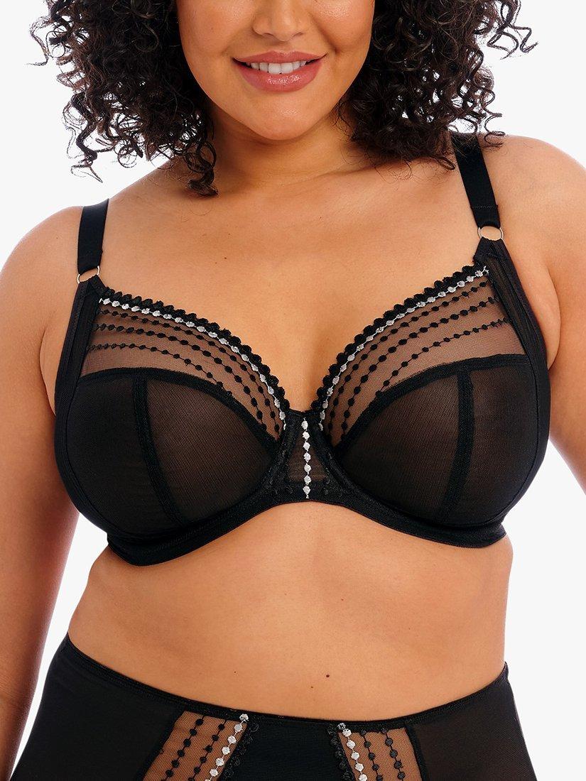 Elomi Matilda Plunge Bra, Black, 36F