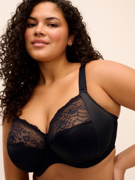 Elomi Morgan Underwired Stretch Bra - view 2, Black