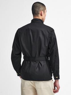 Barbour International Original Waxed Cotton Jacket, Black - view 2, Black