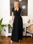 HotSquash Mock Wrap Maxi Dress