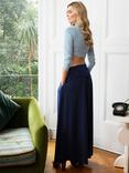 HotSquash Luxury Roll Top Maxi Skirt