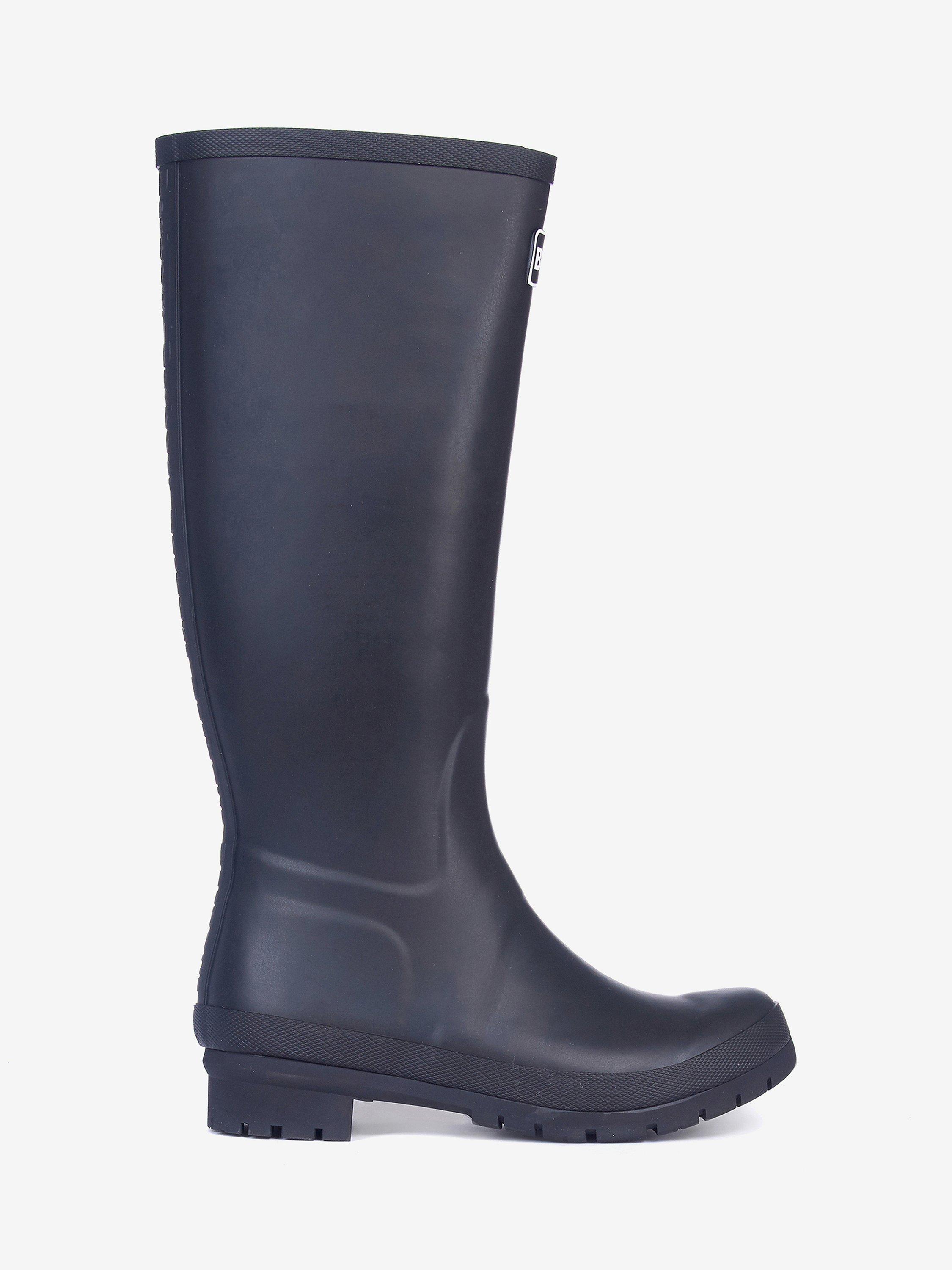 Black barbour wellies best sale