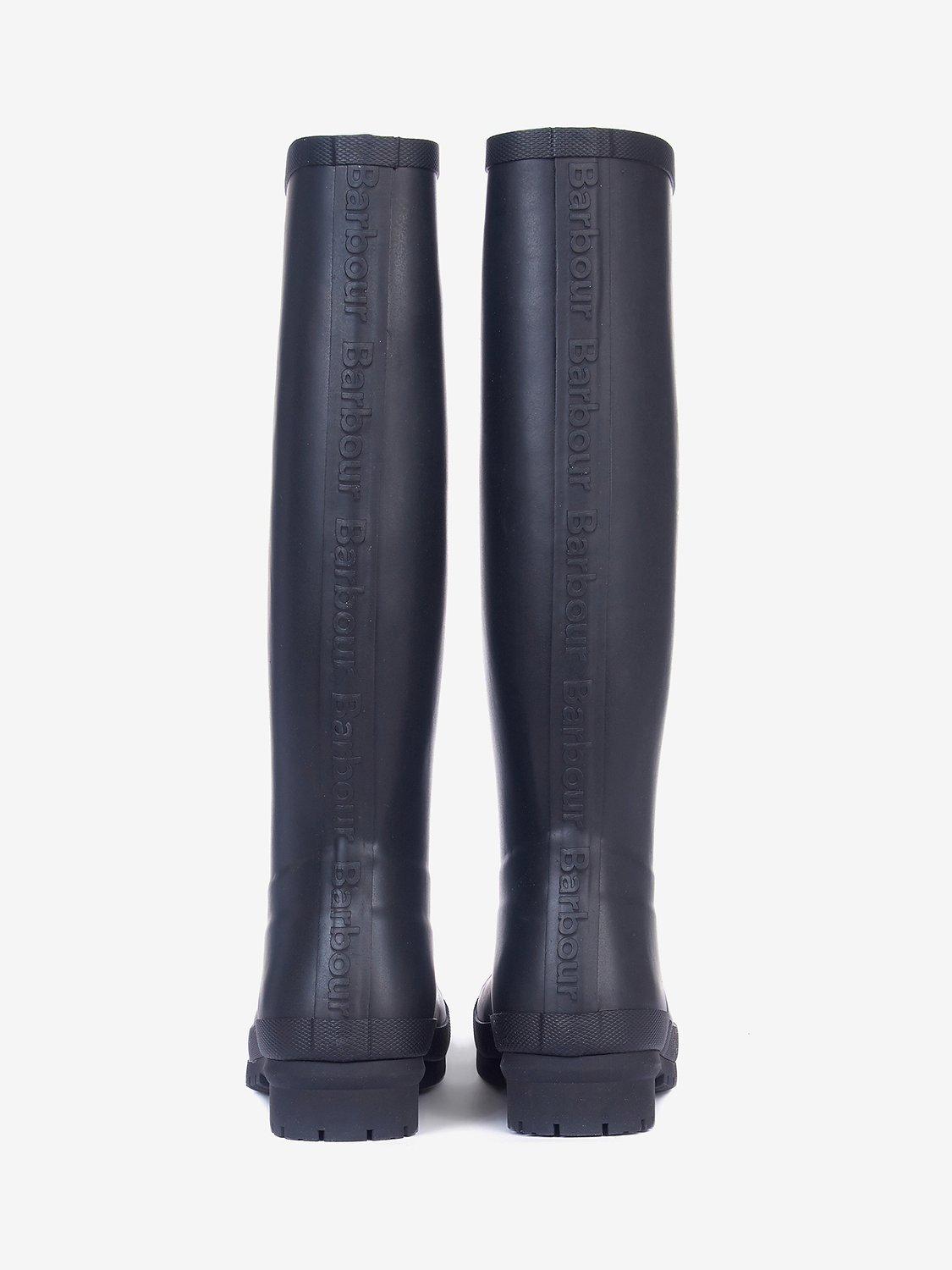Product image 6 of 7, which shows Barbour Abbey Wellington Boots, Black, 3
