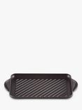 Le Creuset Cast Iron Rectangular Grill Pan, Satin Black