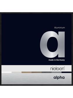 nielsen Alpha Square Aluminium Photo Frame, Matt Black, Matt Black