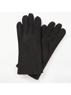 John Lewis Women's Sheepskin Gloves, Black