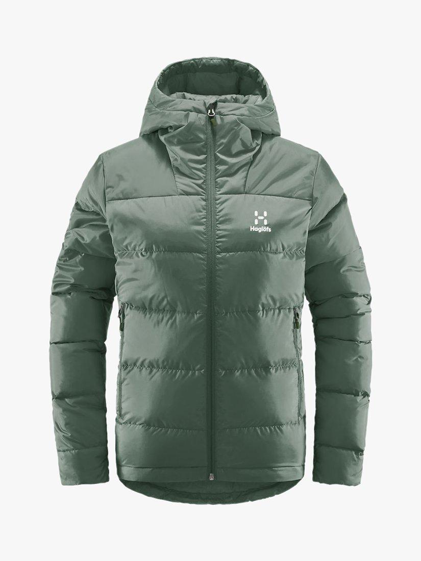 Haglöfs Bield Down Hood Women's Jacket, Fjell Green