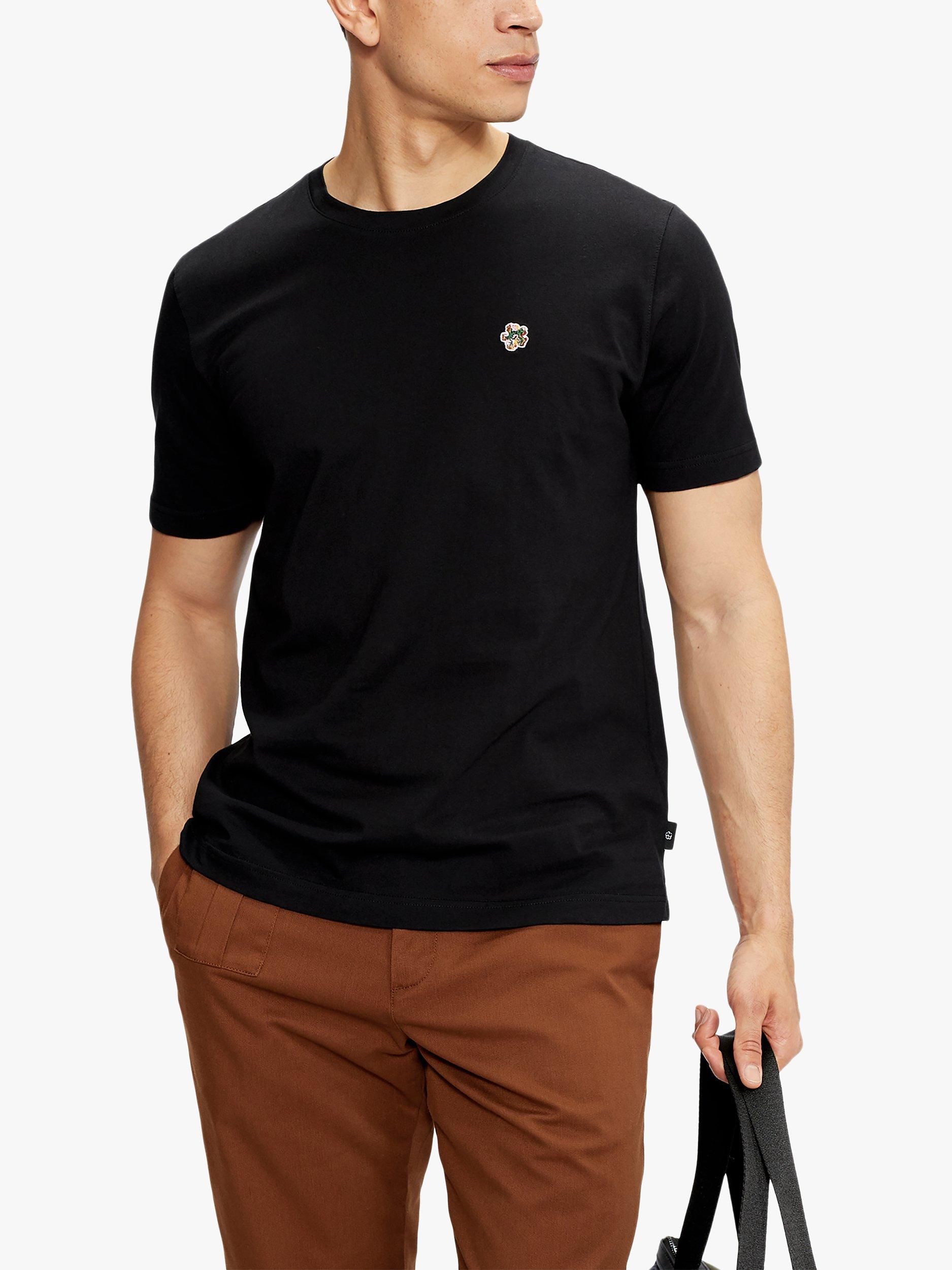 Ted Baker Oxford Crew Neck T-Shirt, Black