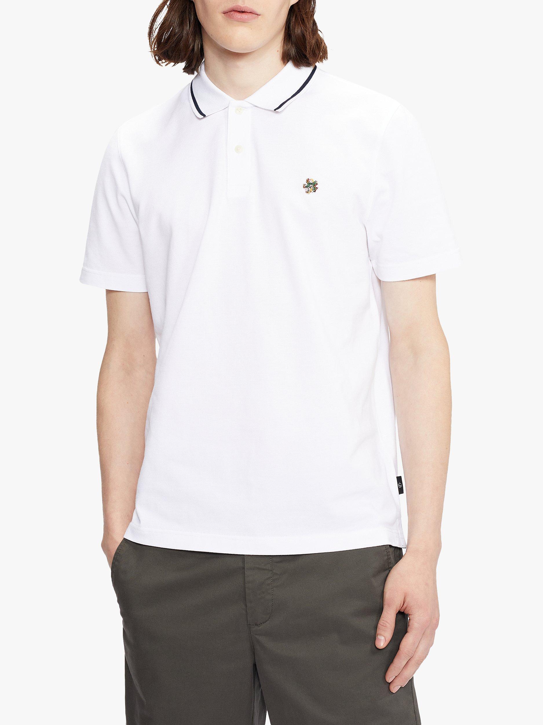 Ted Baker Camdn Short Sleeve Polo Top, White