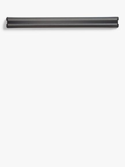 John Lewis Wall-Mounted Magnetic Knife Rack, Black, Black
