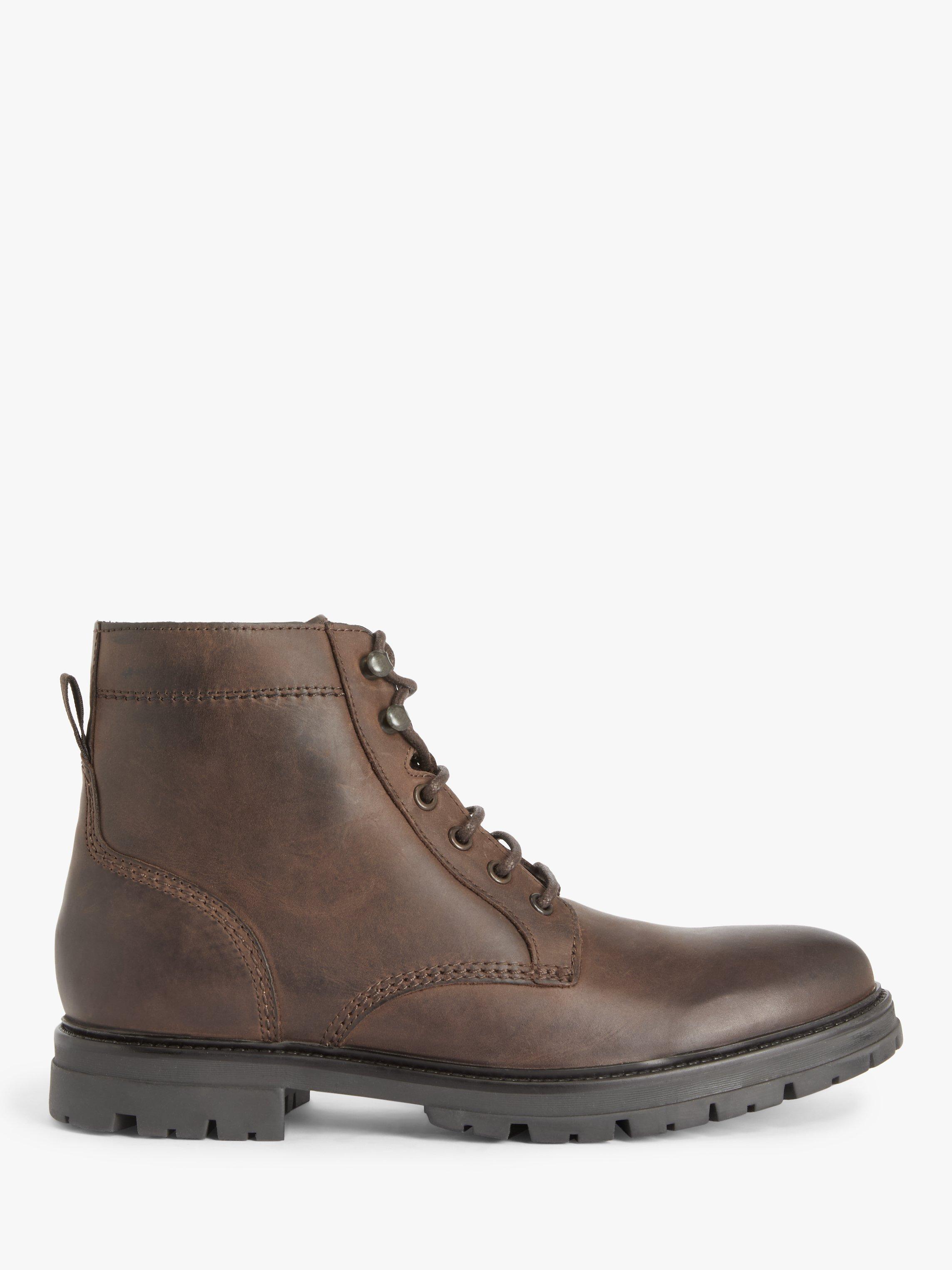 John Lewis High Top Leather Work Boots