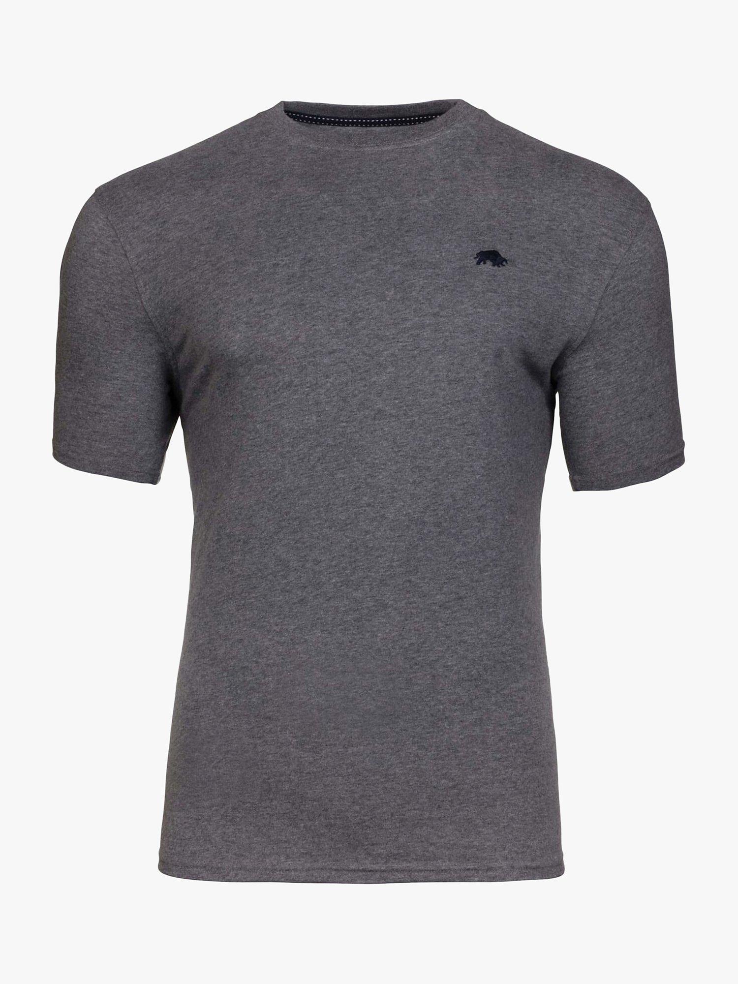 Product image 4 of 5, which shows Raging Bull Classic Organic Cotton T-Shirt, Grey Marl, S