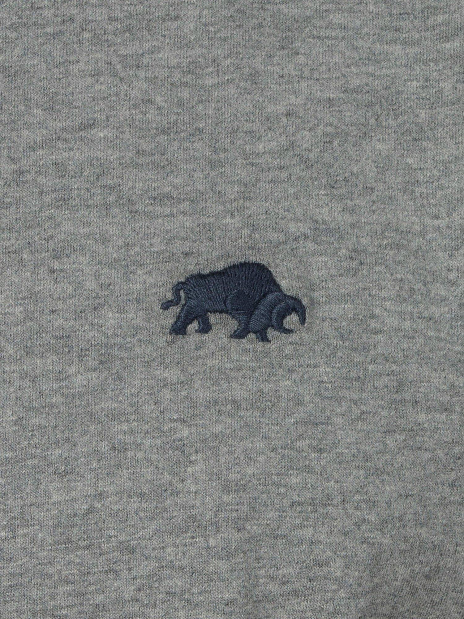 Product image 5 of 5, which shows Raging Bull Classic Organic Cotton T-Shirt, Grey Marl, S