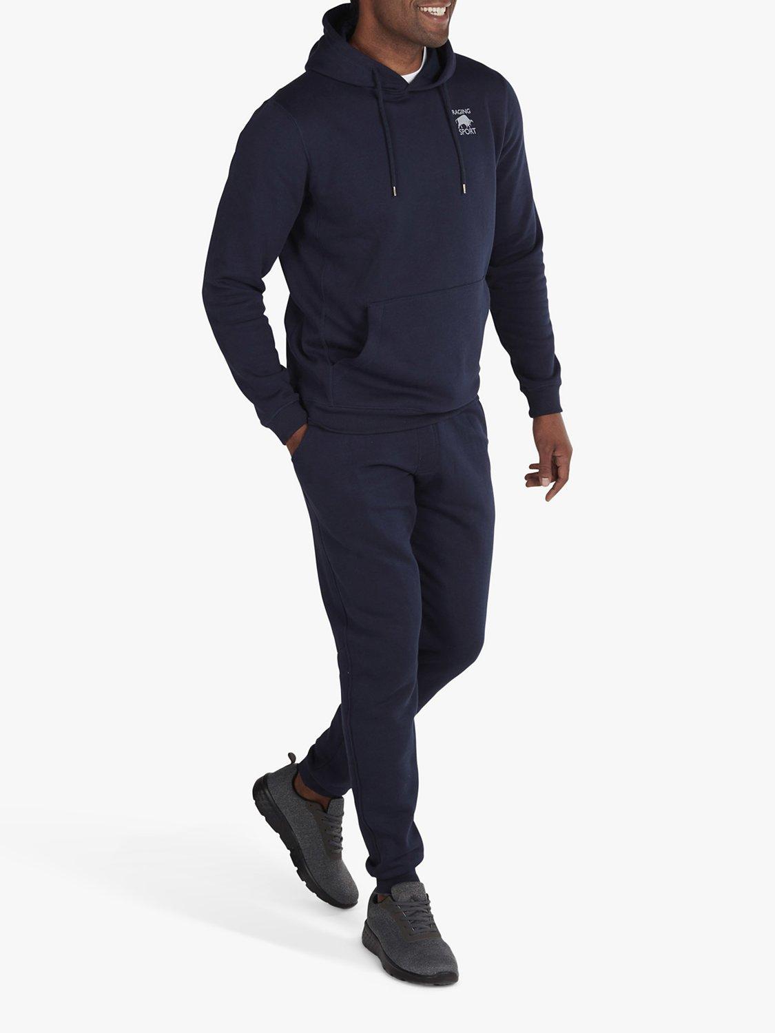 Product image 3 of 6, which shows Raging Bull Logo Hoodie, Navy, XS