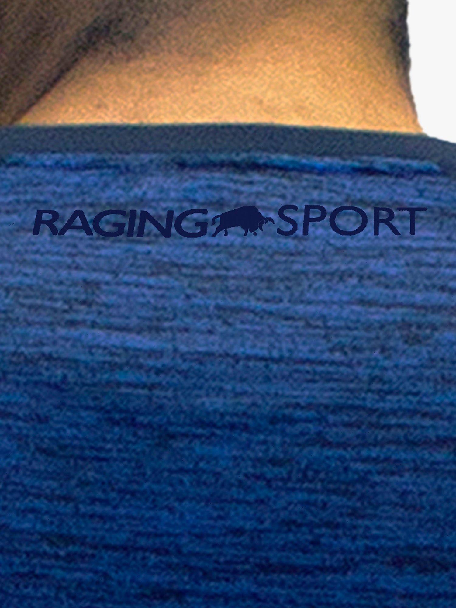 Product image 4 of 4, which shows Raging Bull Performance Long Sleeve Gym Top, Navy, S