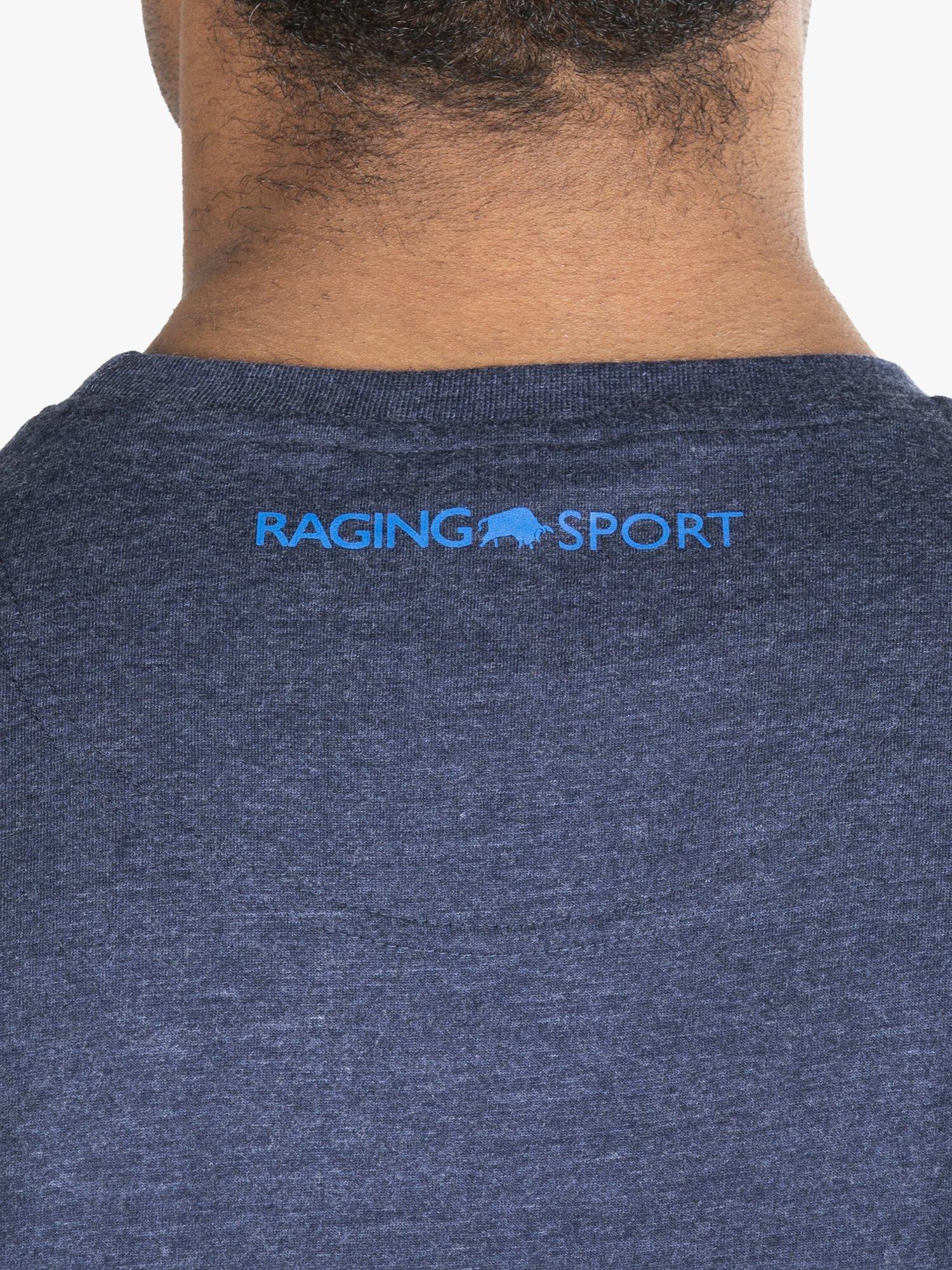 Product image 4 of 4, which shows Raging Bull Casual Sport Logo T-Shirt, Navy, XS