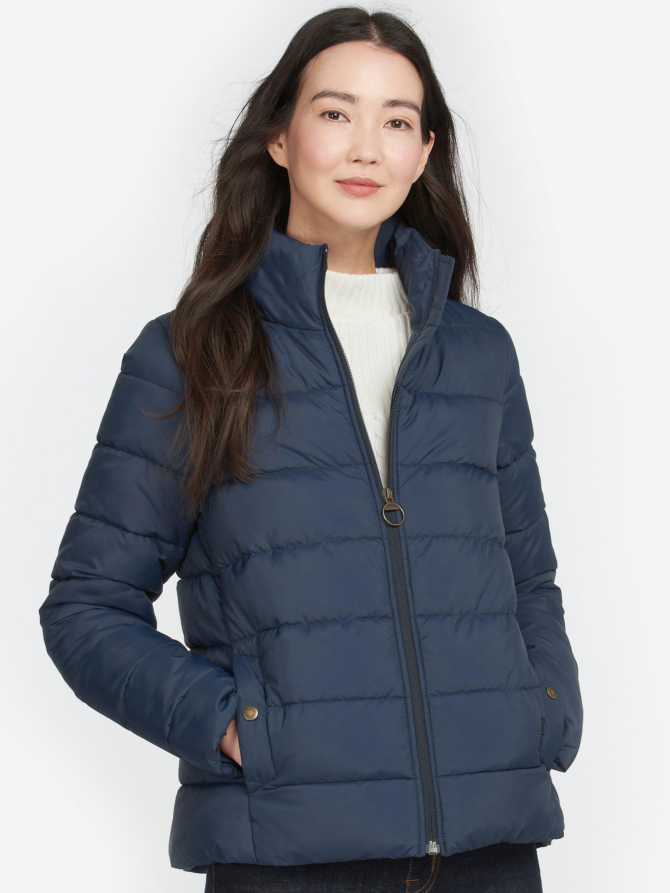 Barbour Hinton Quilted Jacket, Navy
