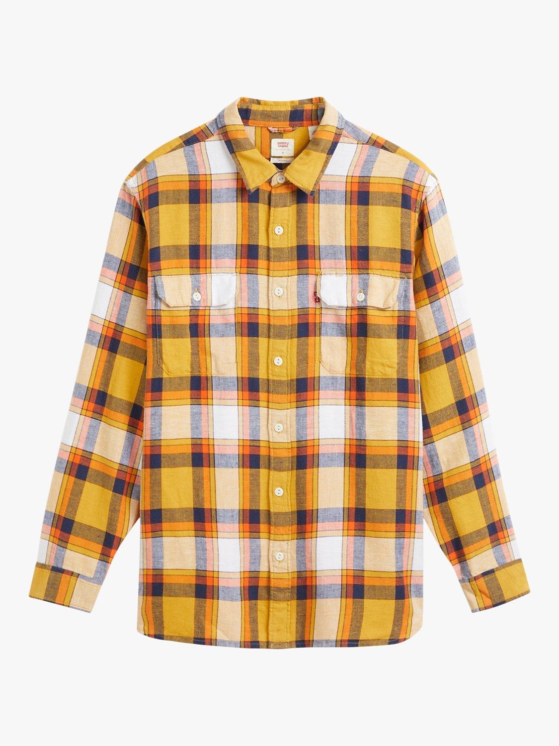 Levi's Jackson Check Utility Worker Shirt, Cool Yellow