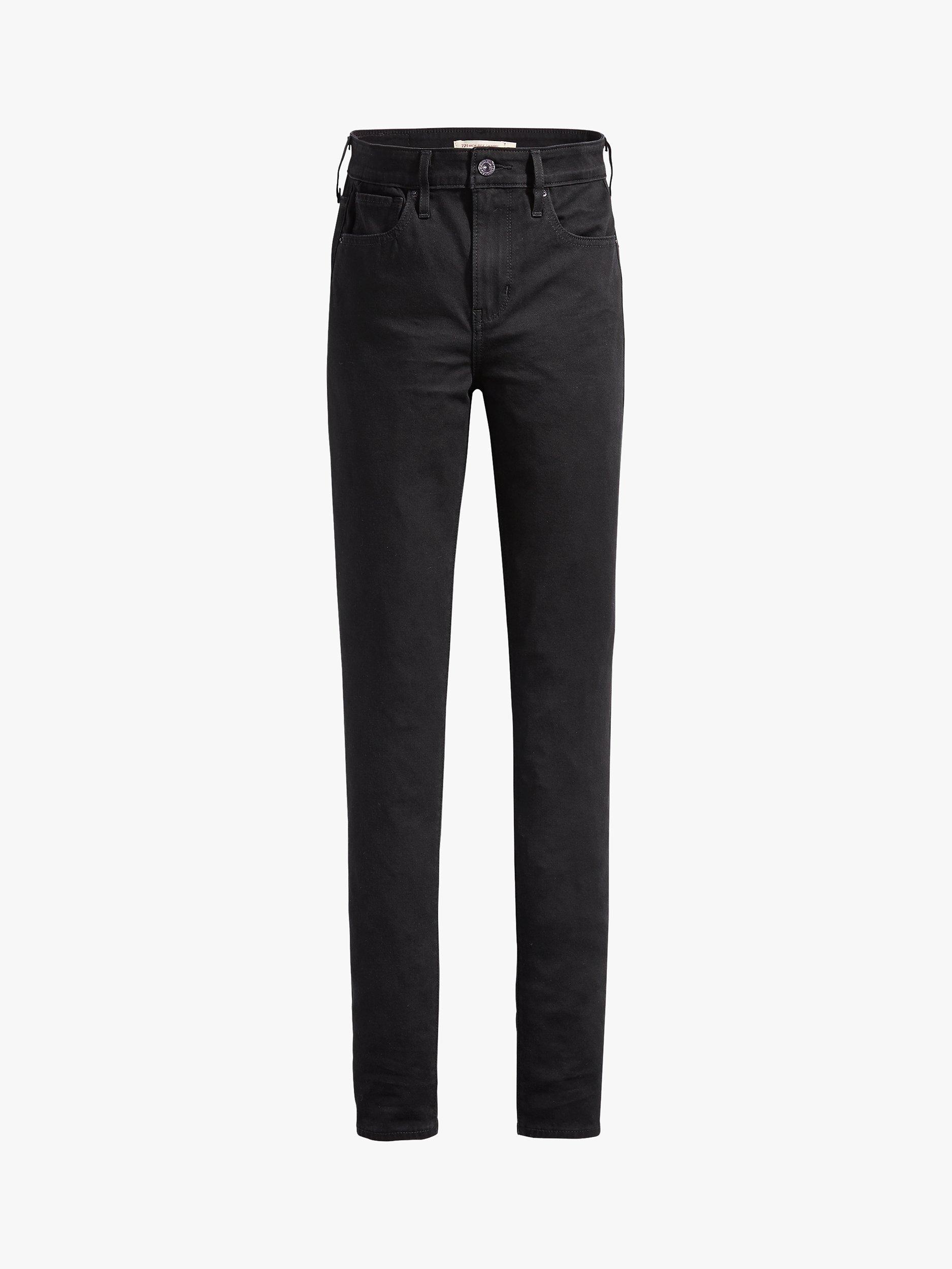 Levi s 721 High Rise Skinny Jeans Long Shot Black