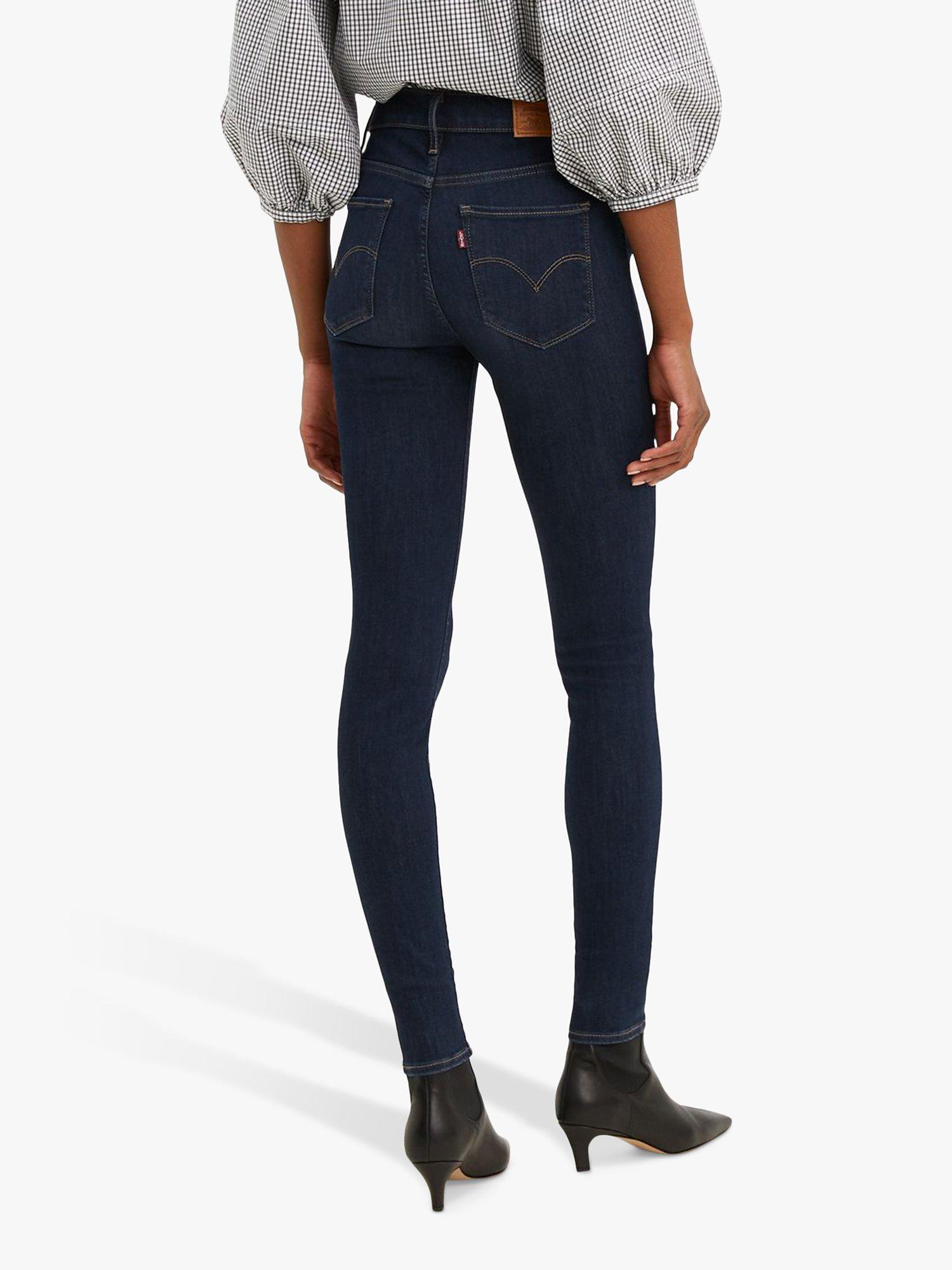 Product image 2 of 4, which shows Levi's 720 High Rise Super Skinny Jeans, Deep Serenity, W24/L32