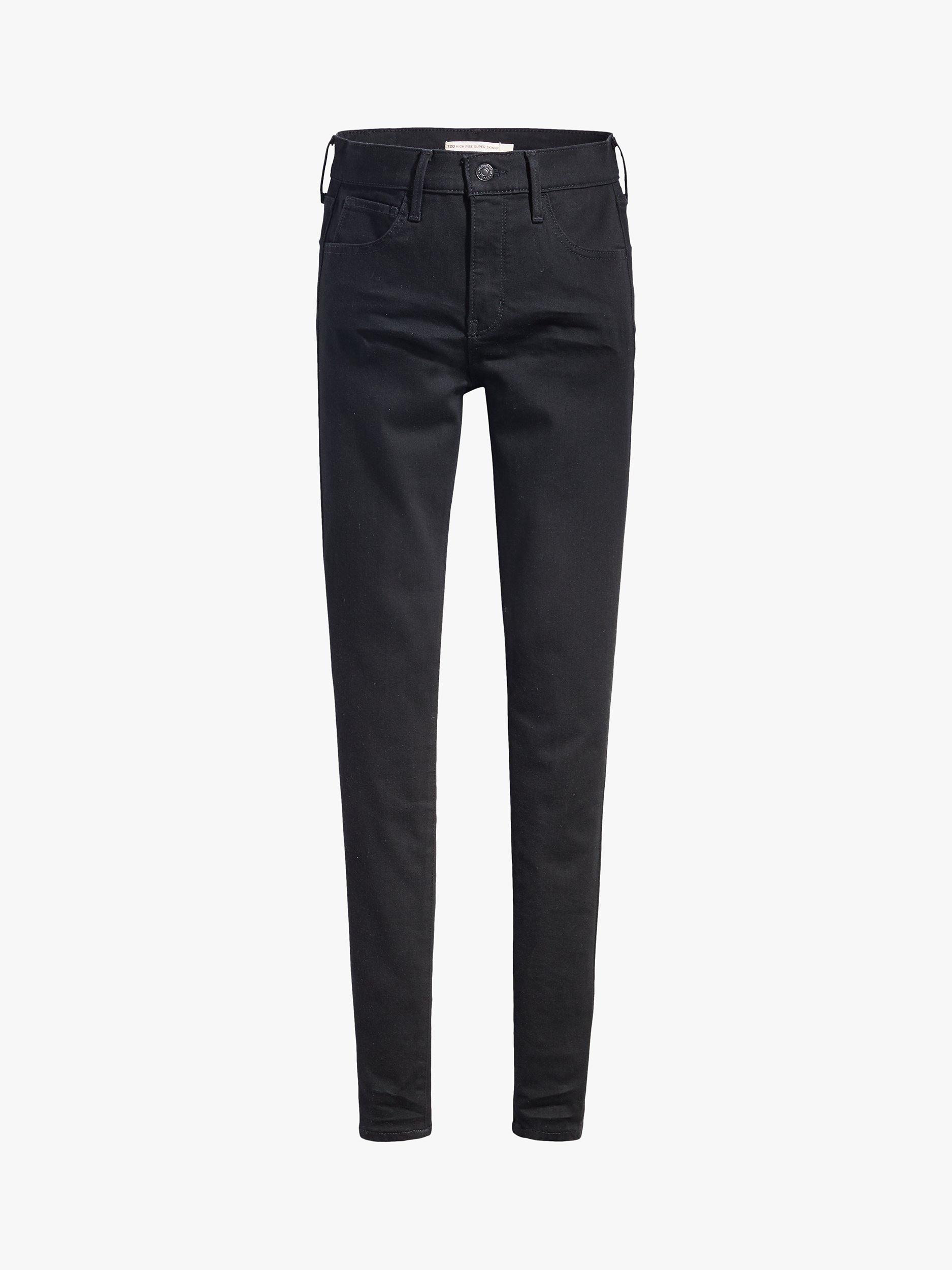 Levi s 720 High Rise Super Skinny Jeans Black Cestial