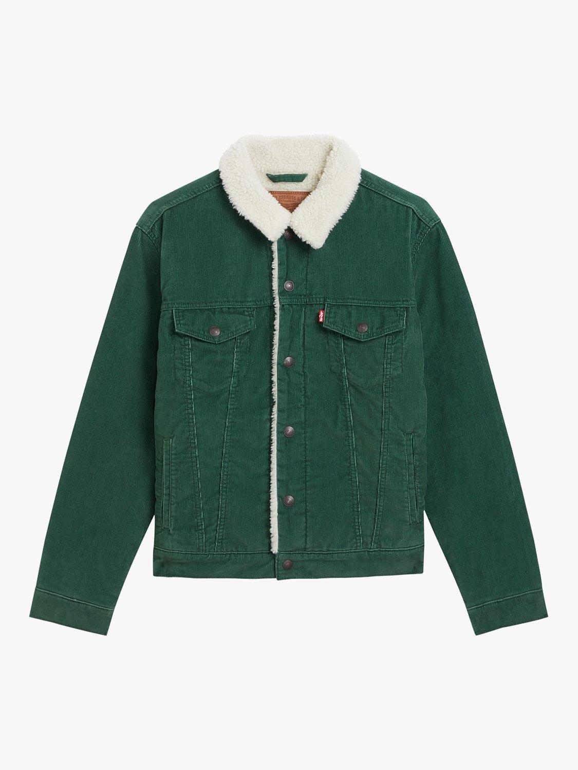 Levi's Type 3 Sherpa Trucker Jacket, Pineneedle Green, M
