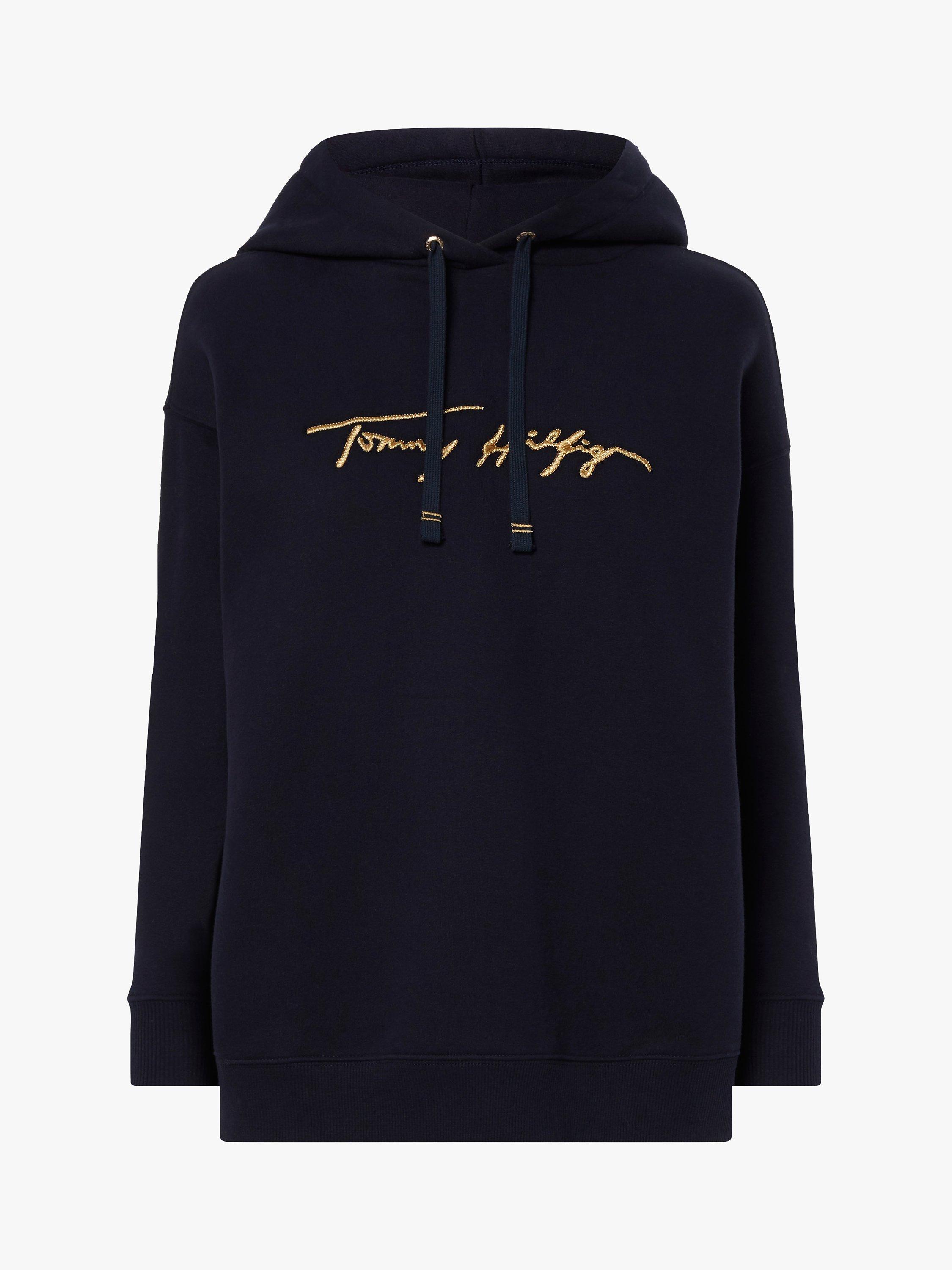 Tommy Hilfiger Script Logo Hoodie, Desert Sky