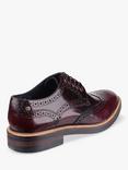 Base London Brogue Derby Shoes, Wine