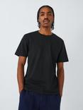 John Lewis ANYDAY Short Sleeve Plain T-Shirt, Black