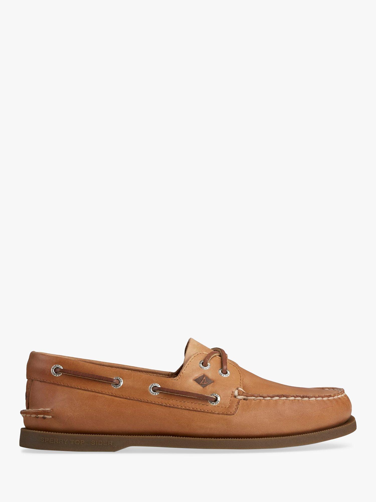 Sperry Authentic Leather Boat Shoes, Tan