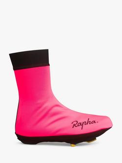 Rapha Winter Overshoes Waterproof Cycling Socks, High-vis Pink